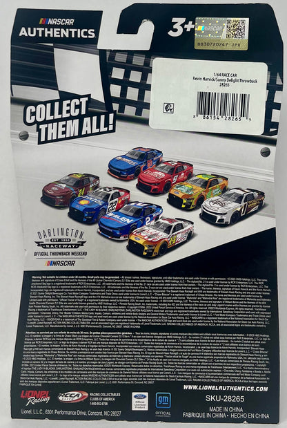 Kevin Harvick #4 Sunny Delight 1:64 Nascar Lionel Darlington Throwback