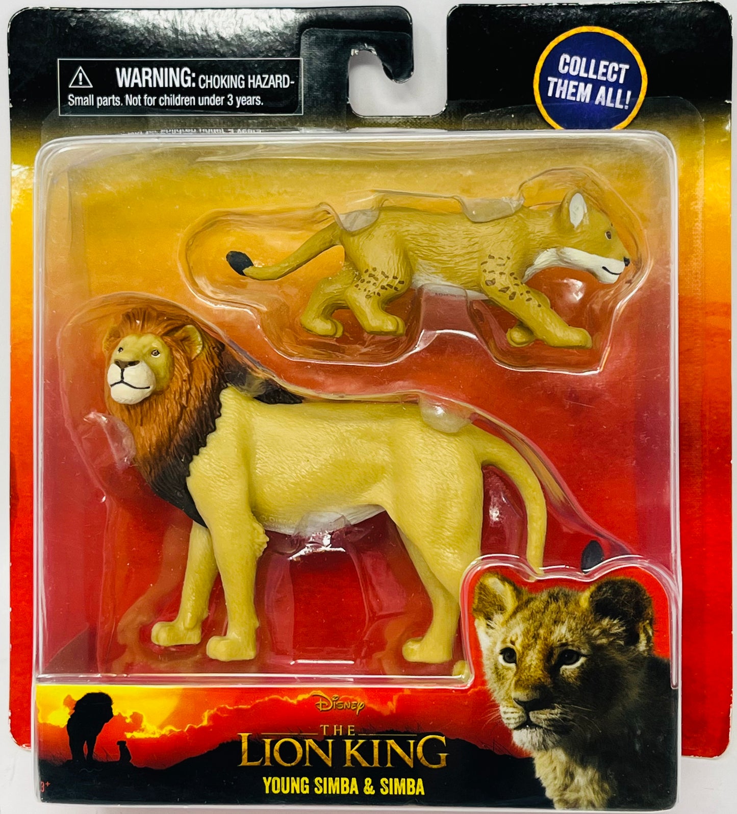 Disney The Lion King Collectible Figurines (Young Simba & Simba)