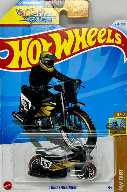 Hot Wheels Let’s Race Tred Shredder Black & Gold 234/250 HW Dirt 9/10