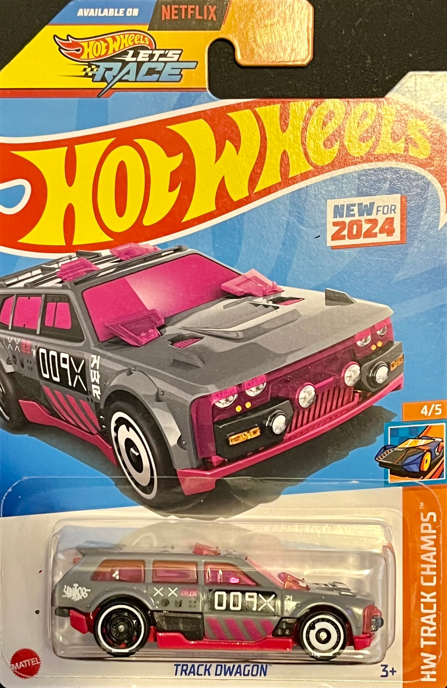 Hot Wheels Let’s Race Track Dwagon Gray 189/250 HW Track Champs 4/5