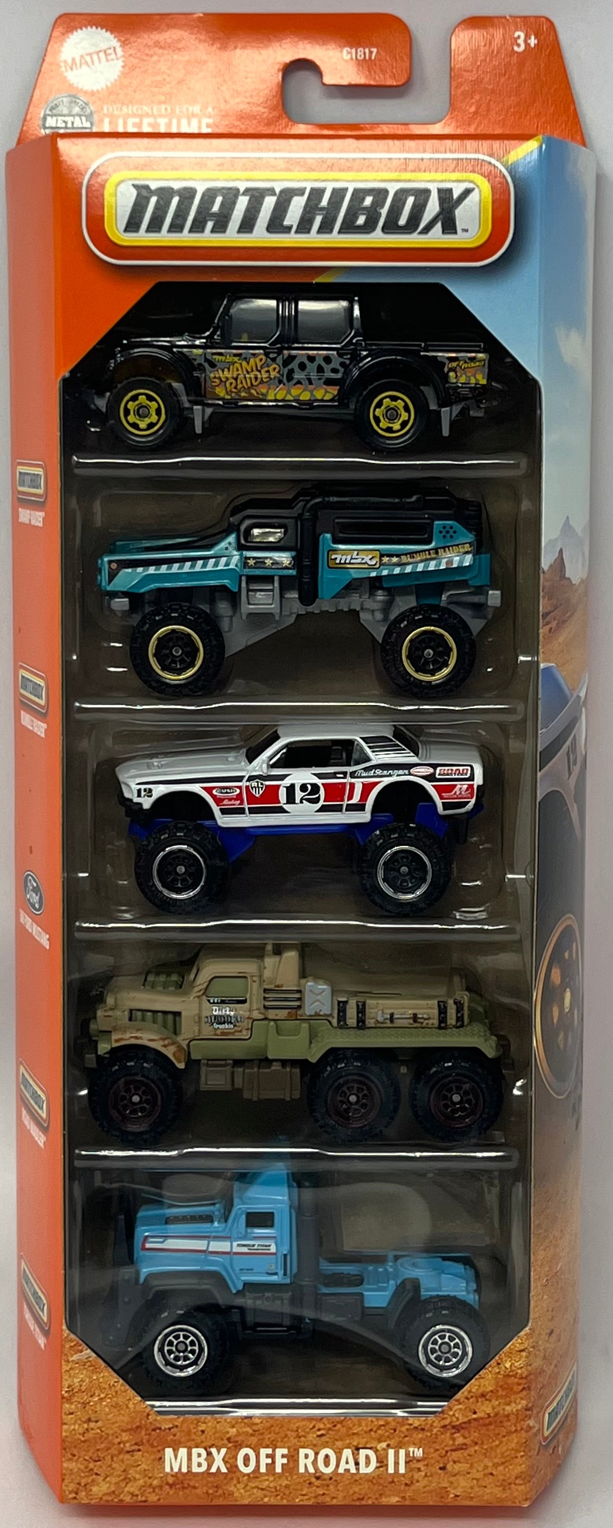 Matchbox MBX Off Road II 5 Pack 3+ Years