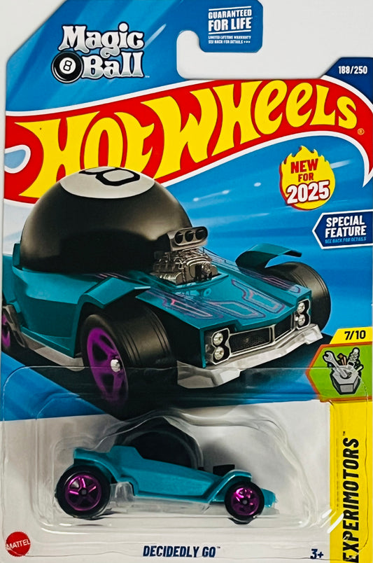 Hot Wheels Magic 8 Ball Decidedly Go (Teal) 188/250 Experimotors 7/10