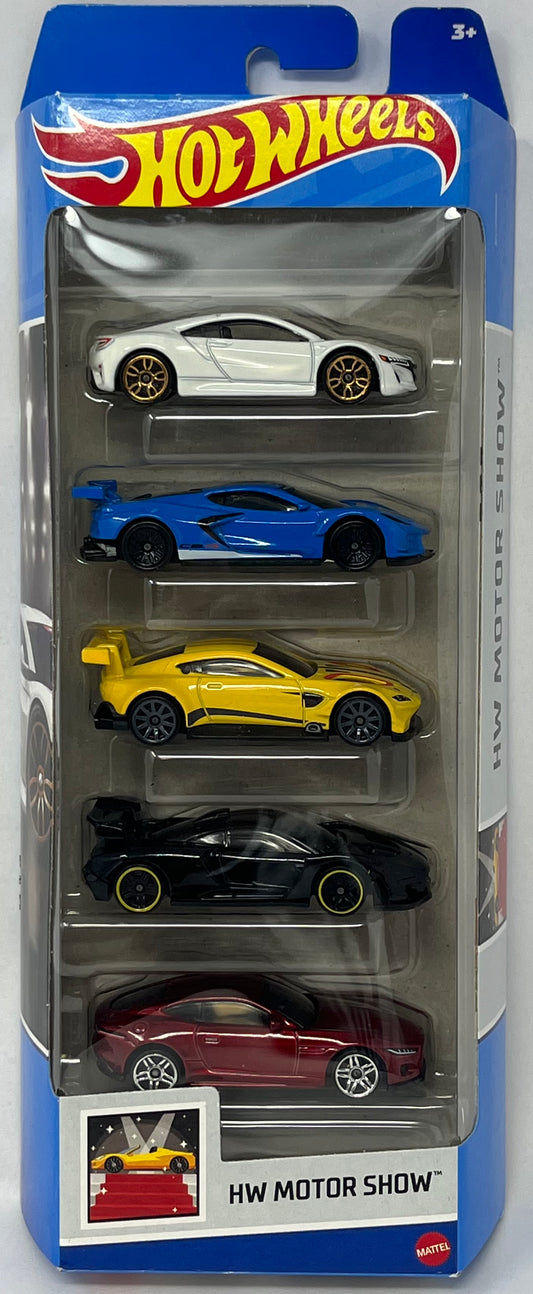 Hot Wheels HW Motor Show 5-pk