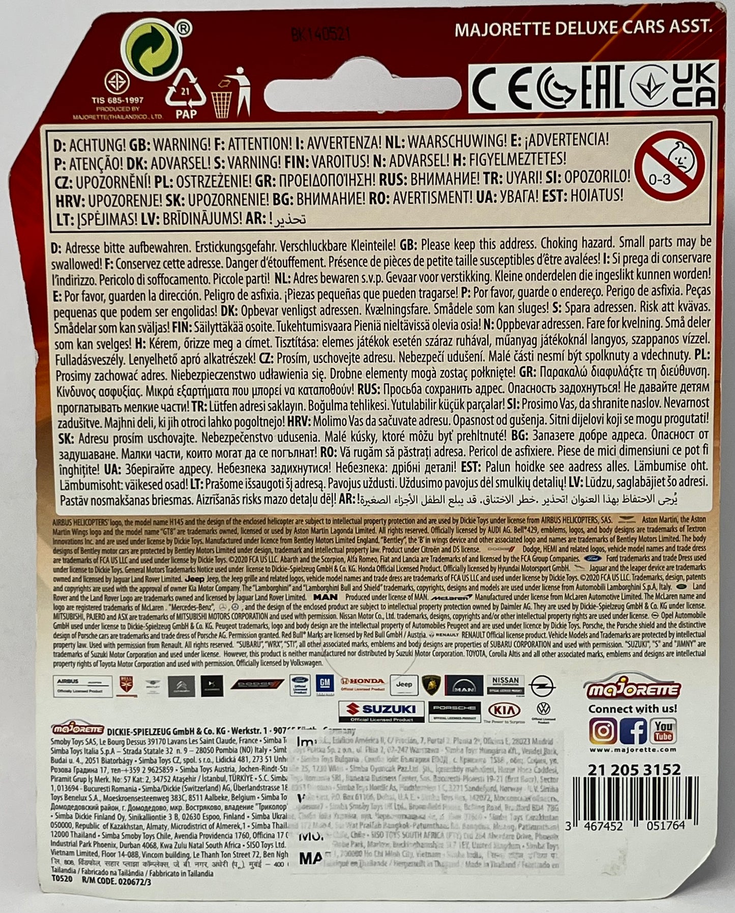 Majorette Deluxe Cars Ford Mustang GT 204D