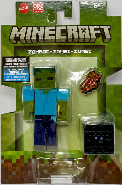 Minecraft Zombie Action Figure for Kids Ages 6 and Up