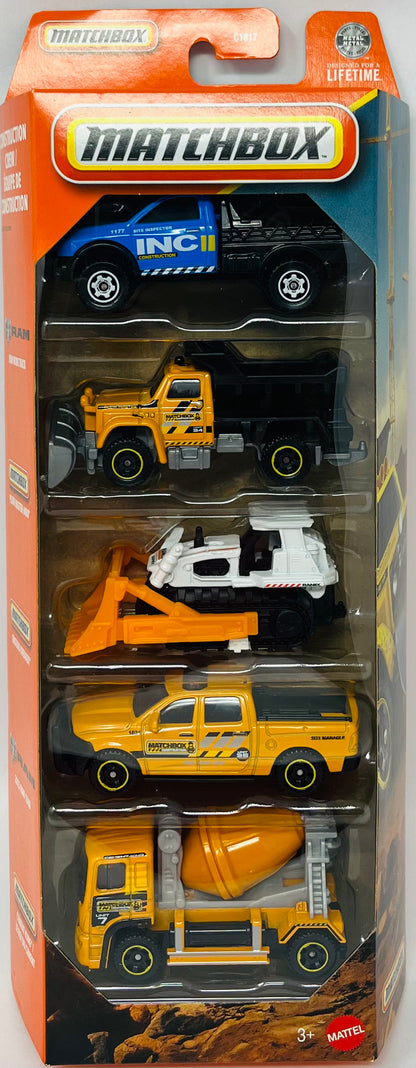 Matchbox Construction Crew 5 Pack