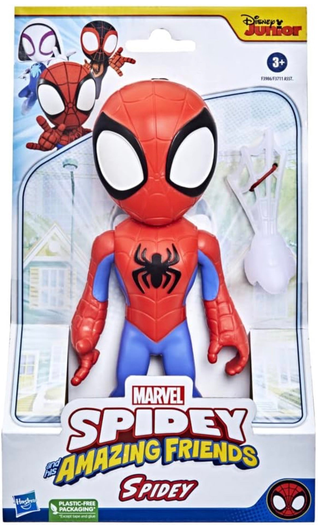 Marvel Spidey and His Amazing Friends Spiderman Action Figure with Web Shooter Accessory