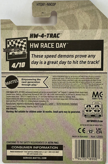 Hot Wheels Let’s Race HW-4-Trac Black & Gold 101/250 HW Race Day 4/10