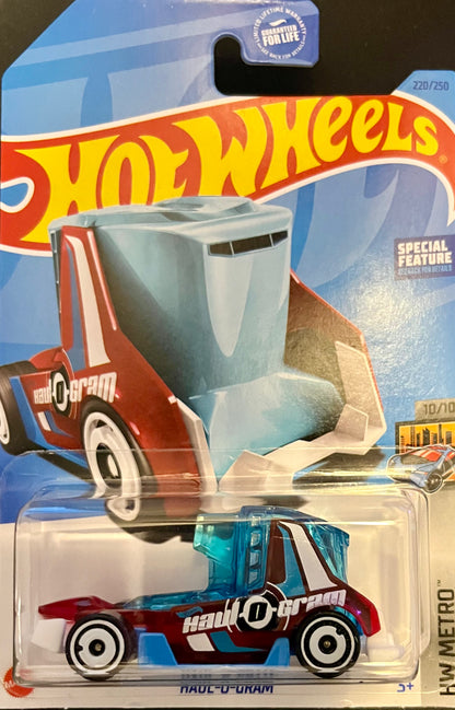 Hot Wheels Haul-O-Gram Red & Blue 22/0/250 HW Metro 10/10