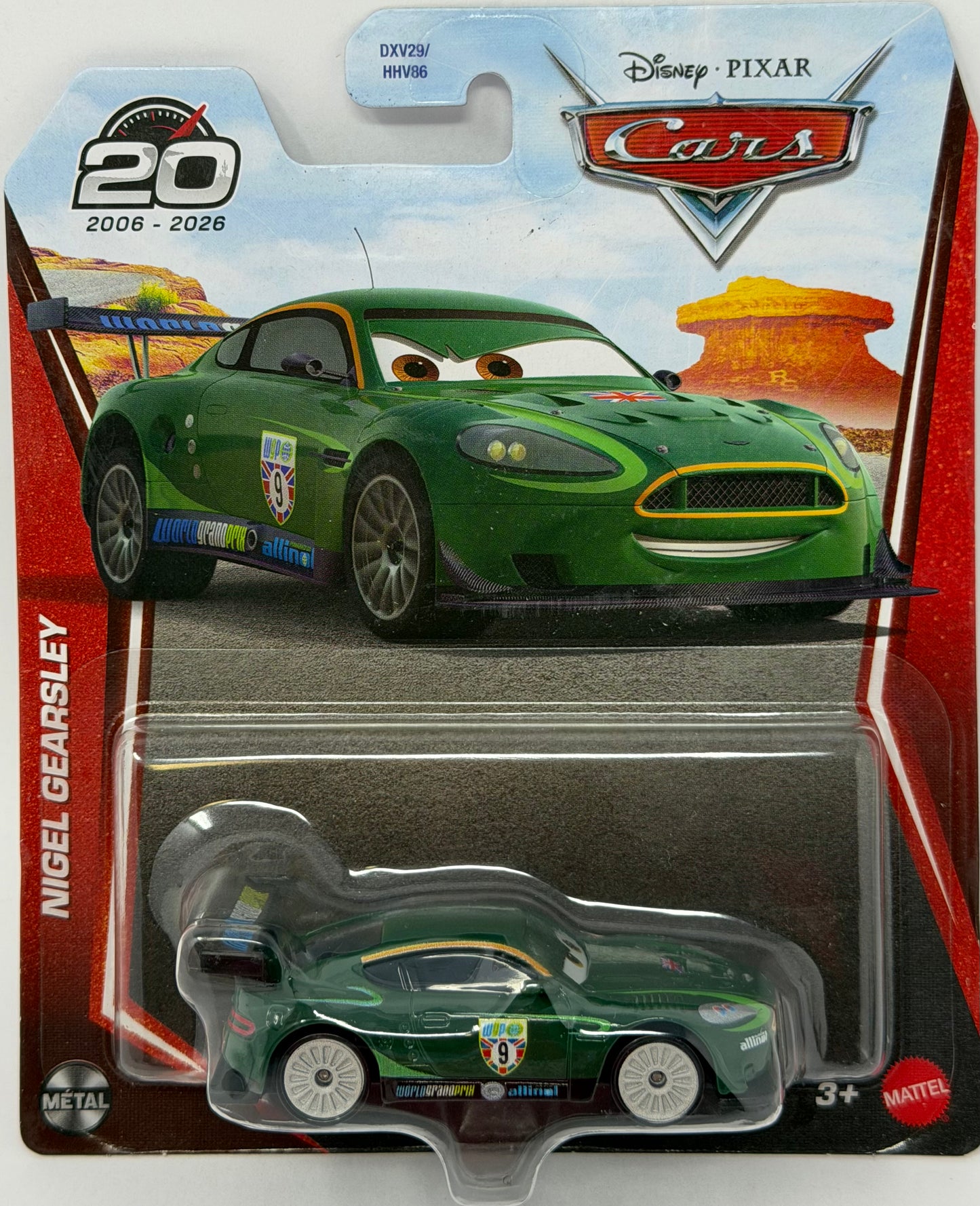 Disney Car Toys Nigel Gearsley #9 20 Years