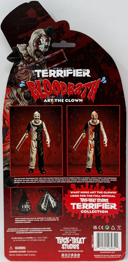 Trick Or Treat Studios Terrifier Art The Clown Blood Bath Action Figure 5 Inches