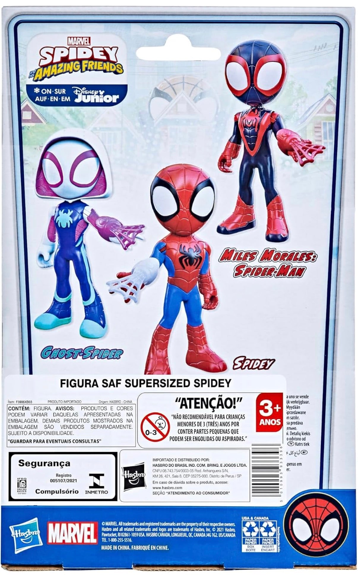 Marvel Spidey and His Amazing Friends Spiderman Action Figure with Web Shooter Accessory
