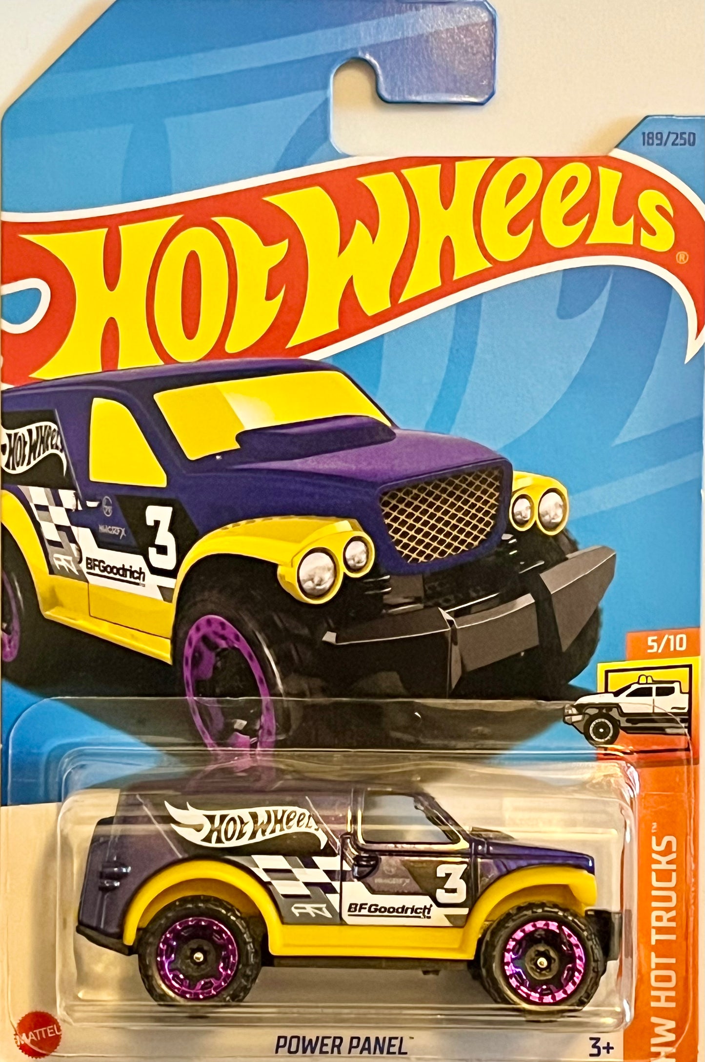 Hot Wheels Power Panel Purple 189/250 HW Hot Trucks 5/10