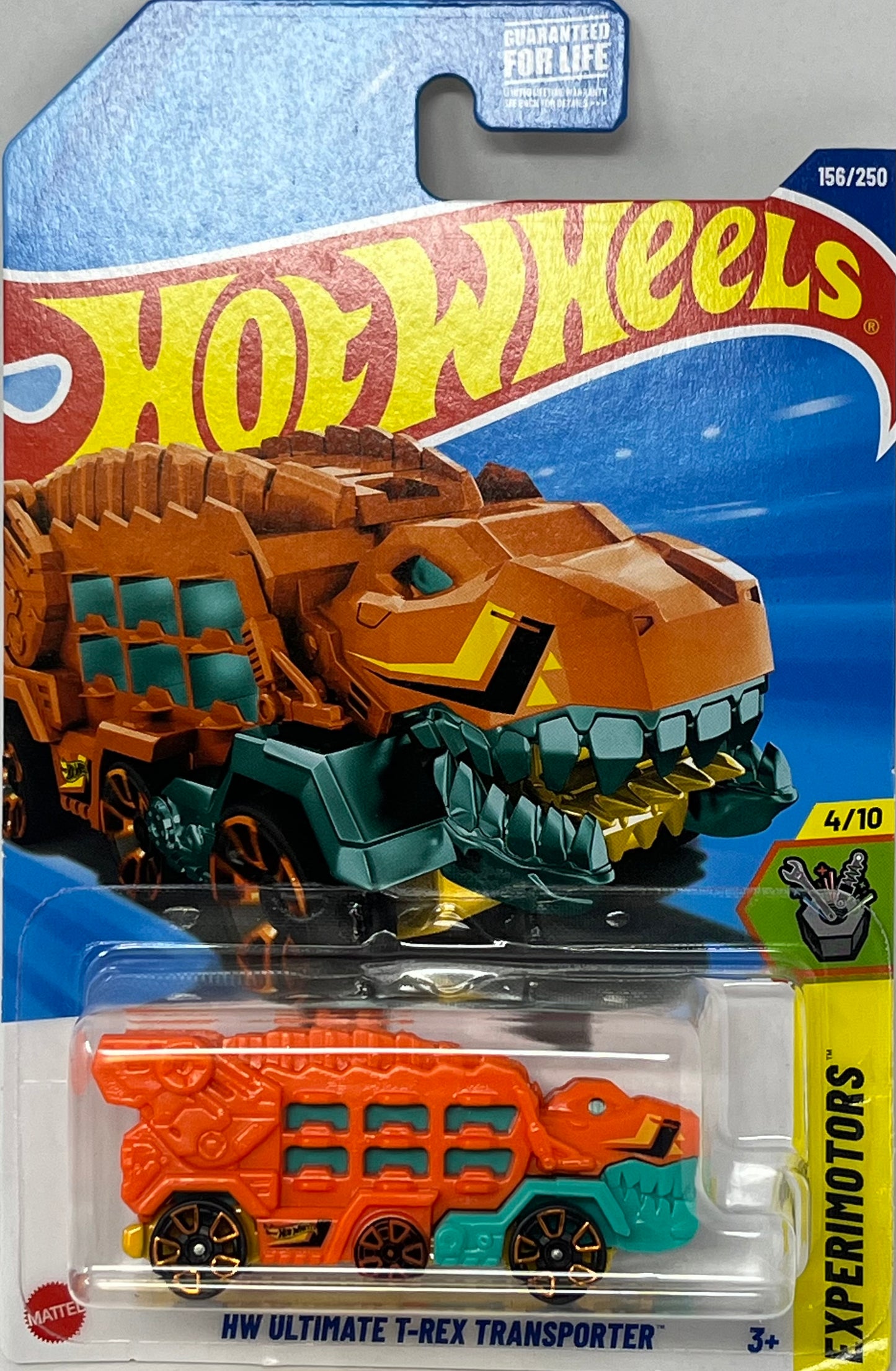 Hot Wheels HW Ultimate T-Rex Transporter (Orange)156/250 Experimotors 4/10