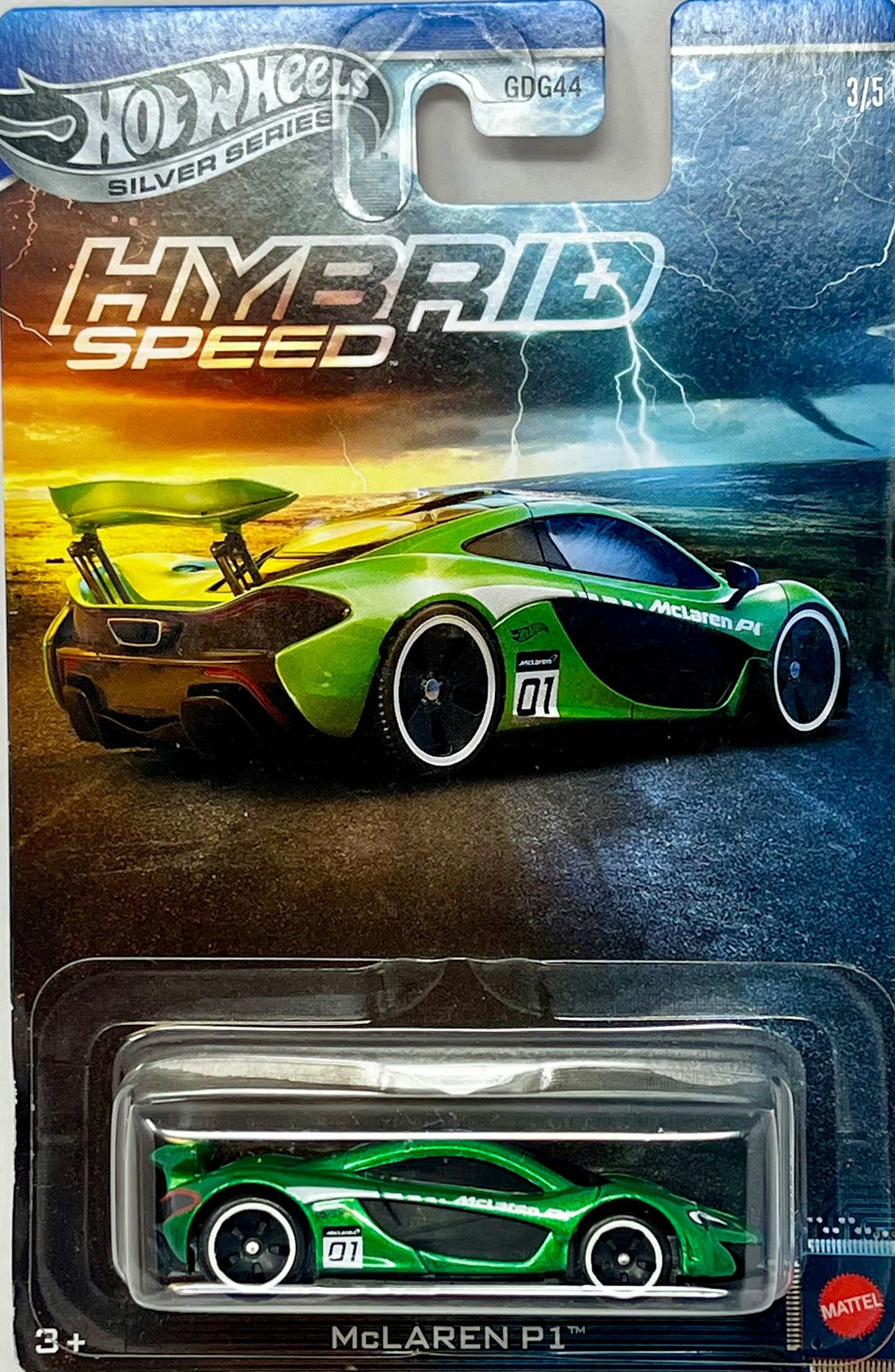 Hot Wheels Silver Series Hybrid Speed #1-5 Set of 5