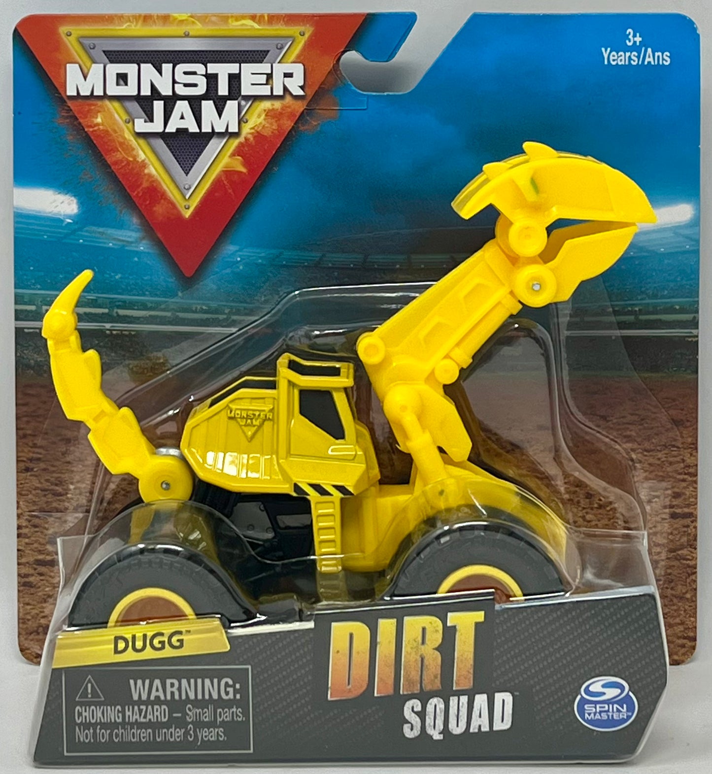 Monster Jam Dirt Squad Dugg Diecast Car [Yellow]