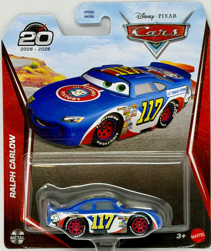 Disney Pixar Cars Cars Ralph Carlow 20th Anniversary 1:55 Scale