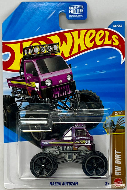 Hot Wheels Mazda Autozam Purple 148/250 HW Dirt 2/10
