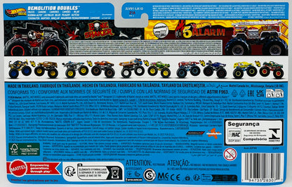 Hot Wheels Monster Trucks Bone Shaker vs 5 Alarm 1:64 Scale