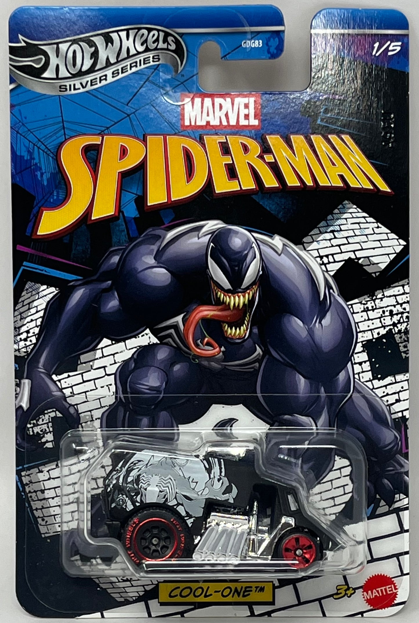 Hot Wheels Silver Series Marvel Spider-Man Cool-One 1/5 3+ years