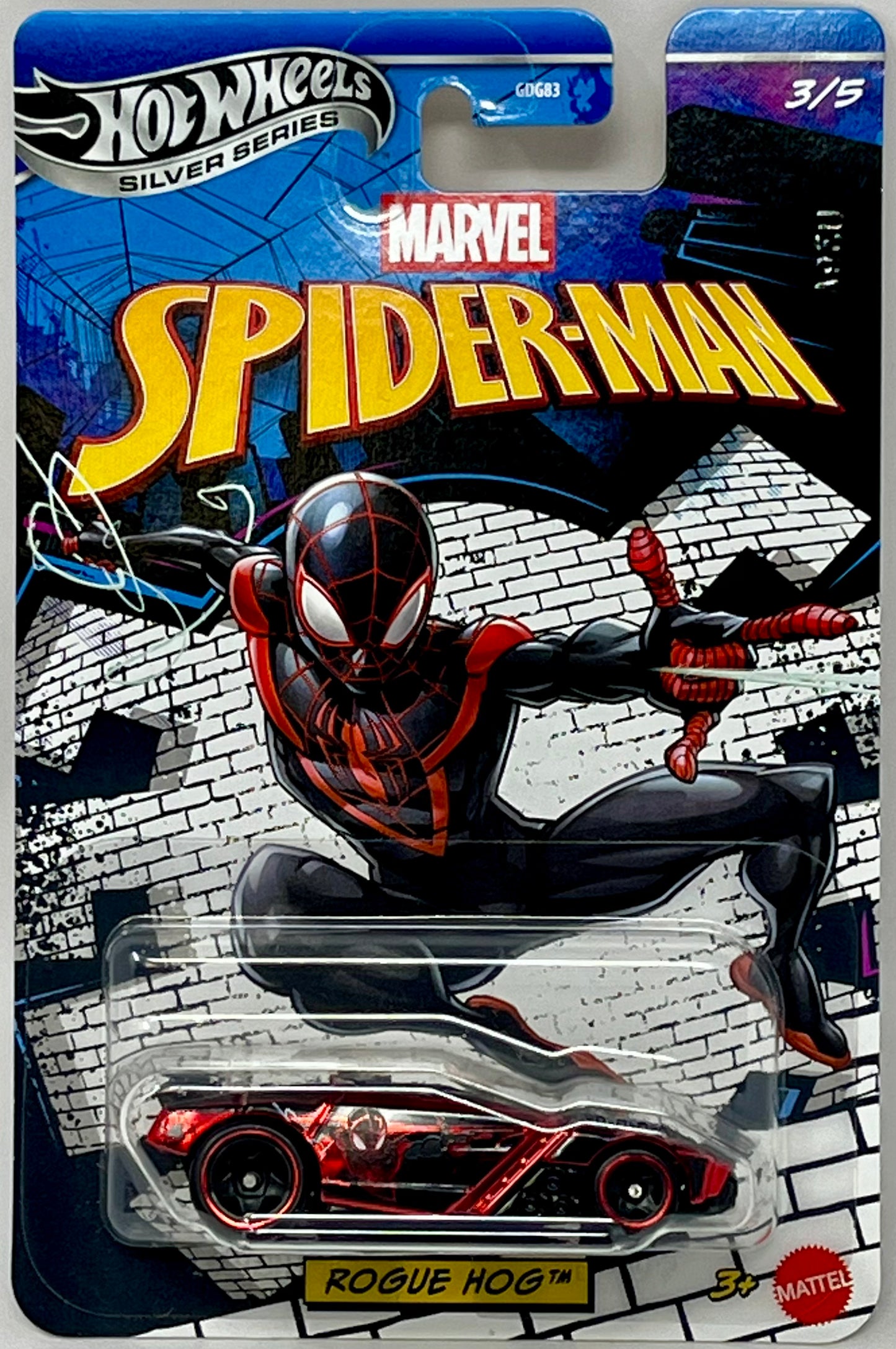 Hot Wheels Silver Series Marvel Spider-Man 3/5 3+ Years
