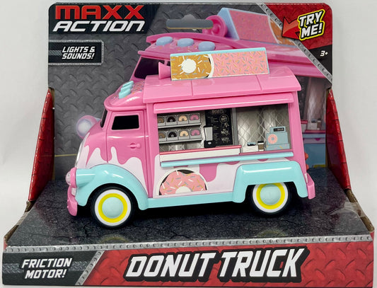 Maxx Action Lights & Sounds Donut Truck with Friction Motor