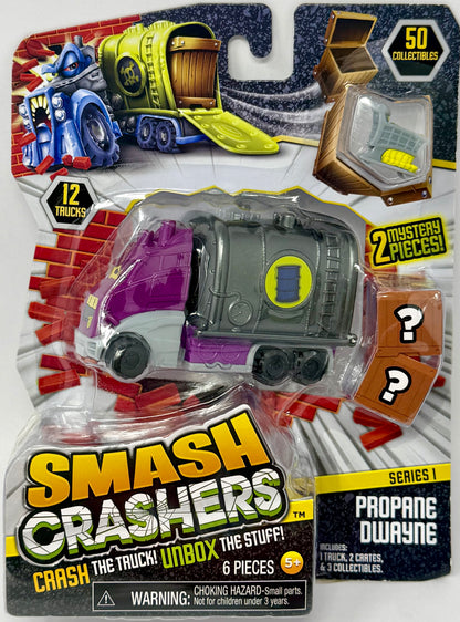 Smash Crashers Propane Dwayne Series 1 w/ Two Mystery Pieces