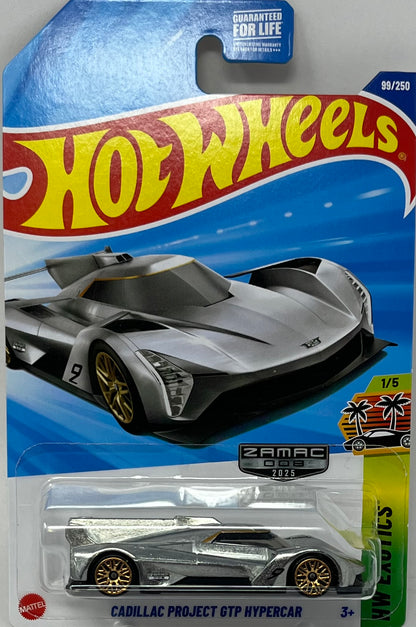Hot Wheels ZAMAC Cadillac Project GTP Hypercar 99/250 HW Exotics 1/5