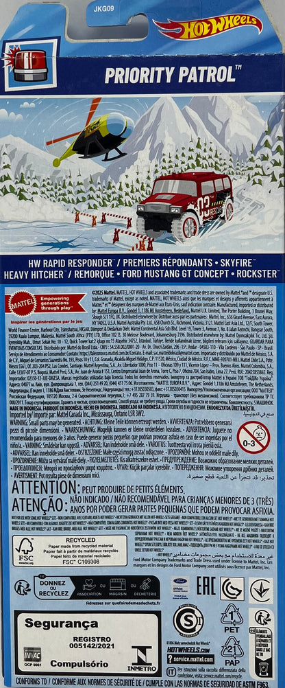 Hot Wheels Priority Patrol 5 Pack