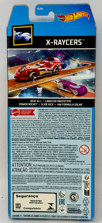 Hot Wheels X-Raycers 5-Pack BEAT ALL • LINDSTER PROTOTYPE • POWER ROCKET • SLIDE KICK • HW FORMULA SOLAR