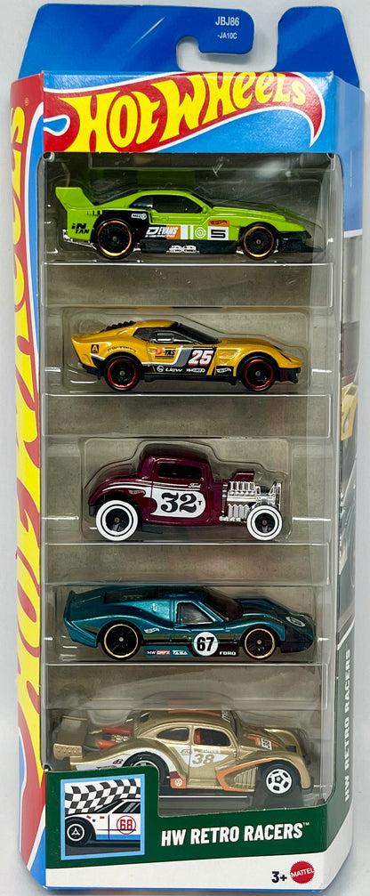 Hot Wheels HW Retro Racers 5 Pack No.1