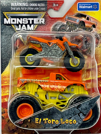 Monster Jam El Toro Loco with Dirt Bike