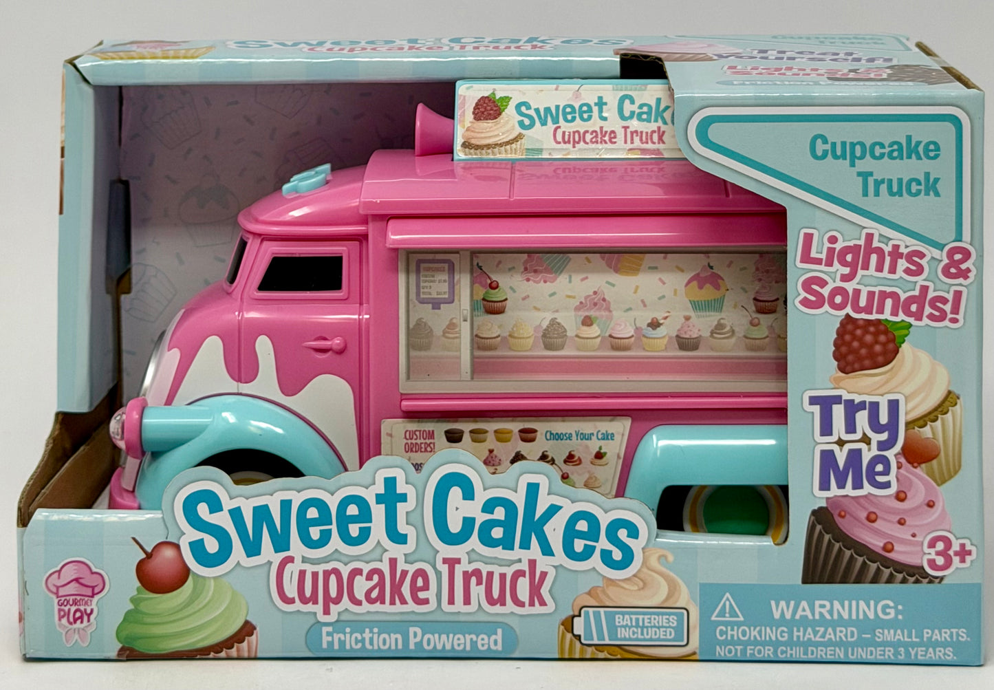 Sweet Cakes Cupcake Truck Friction Powered