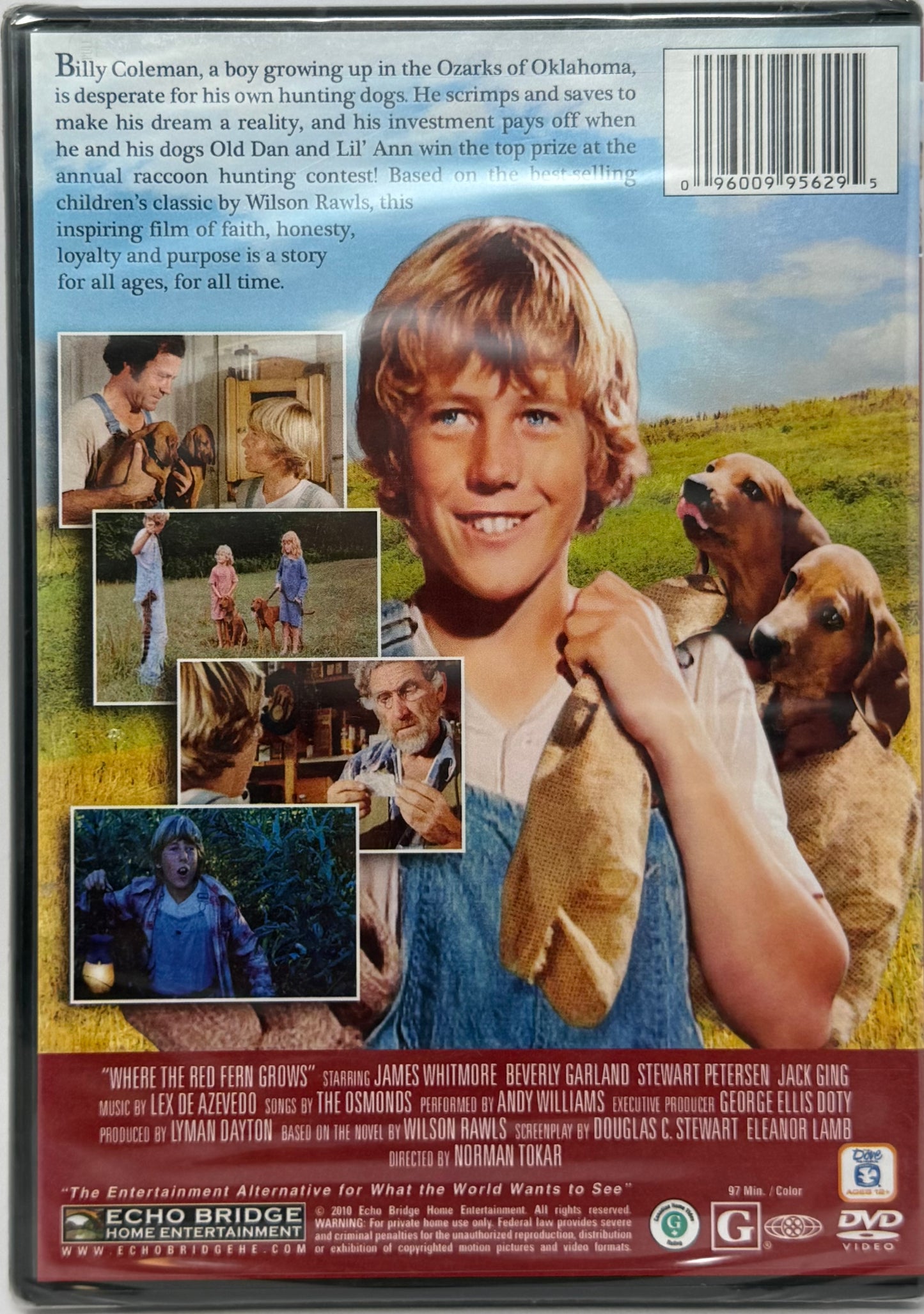 Where The Red Fern Grows (DVD) (Standard Edition) Bonus Digital Copy Included