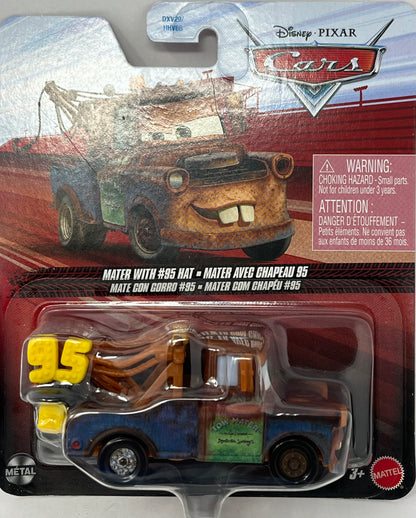 Disney Pixar Cars Mater with #95 Hat