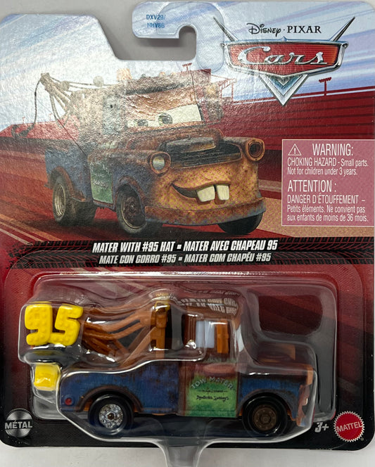 Disney Pixar Cars Mater with #95 Hat