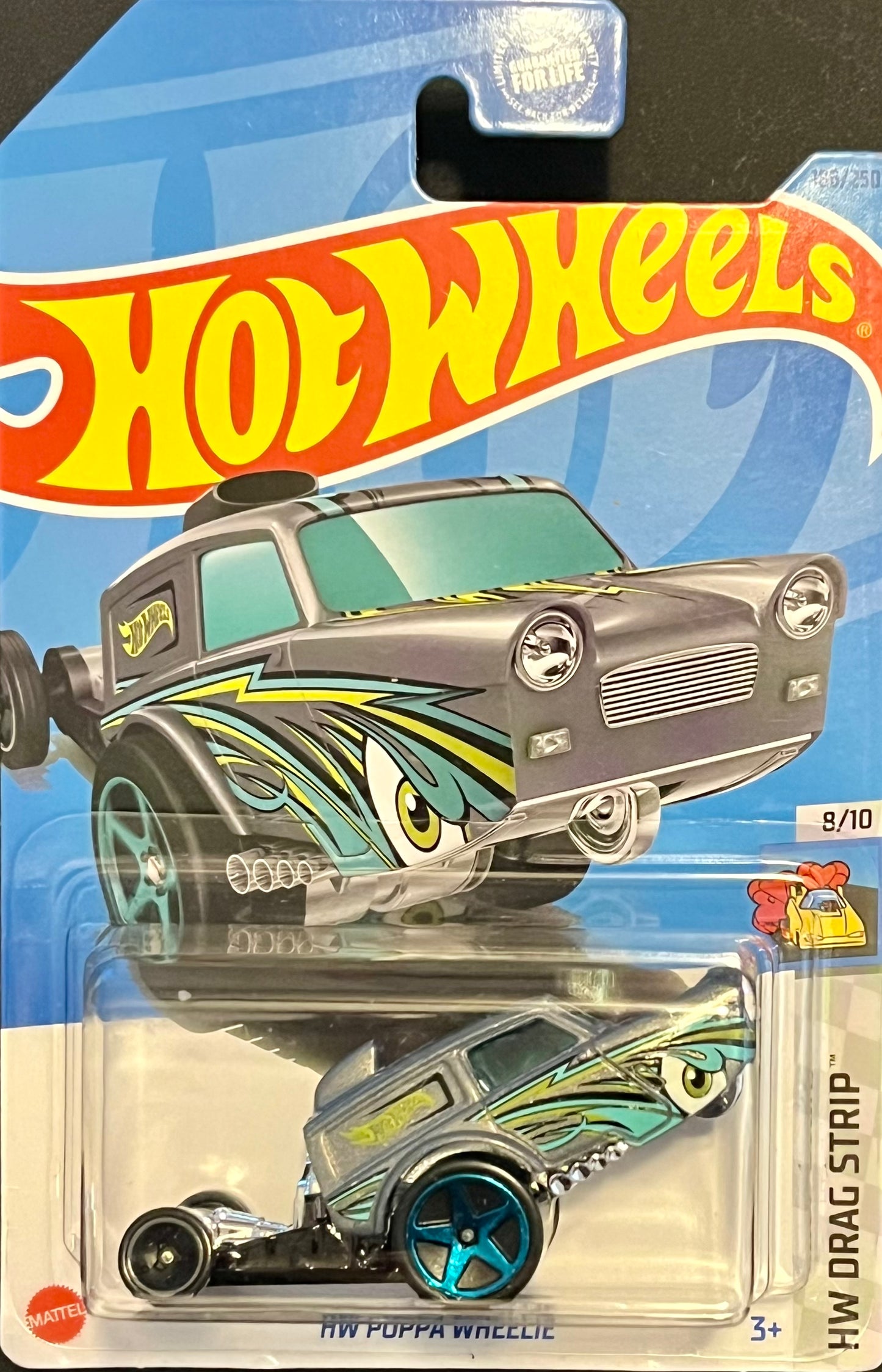 Hot Wheels Poppa Wheelie 186/250 Drag Strip Series 8/10