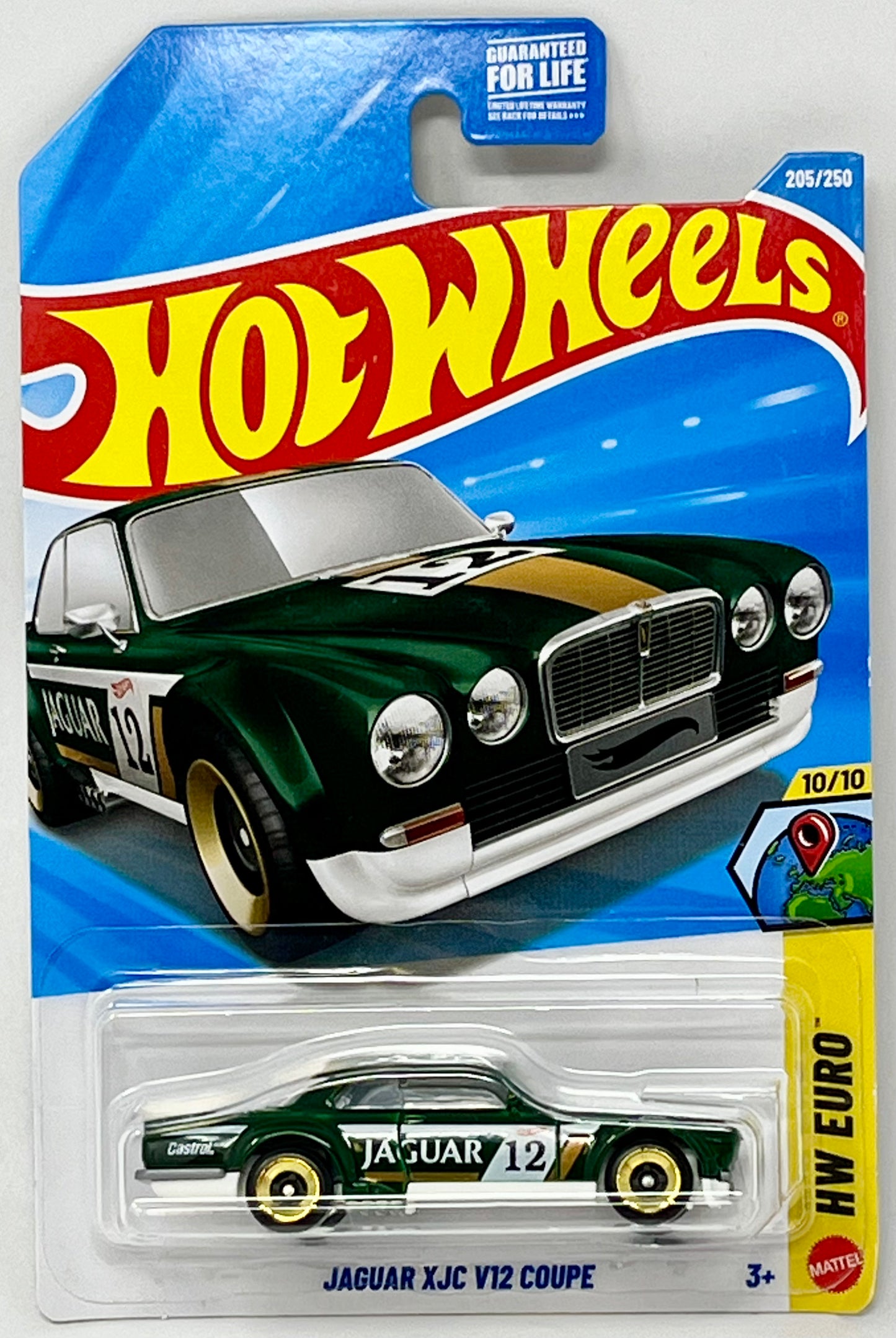 Hot Wheels Jaguar XJC V12 Coupe (Green) 205/250 HW EURO 10/10