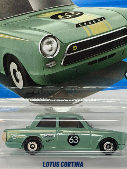 Hot Wheels Lotus Cortina Light Green #63 67/250 HW Euro 3/10