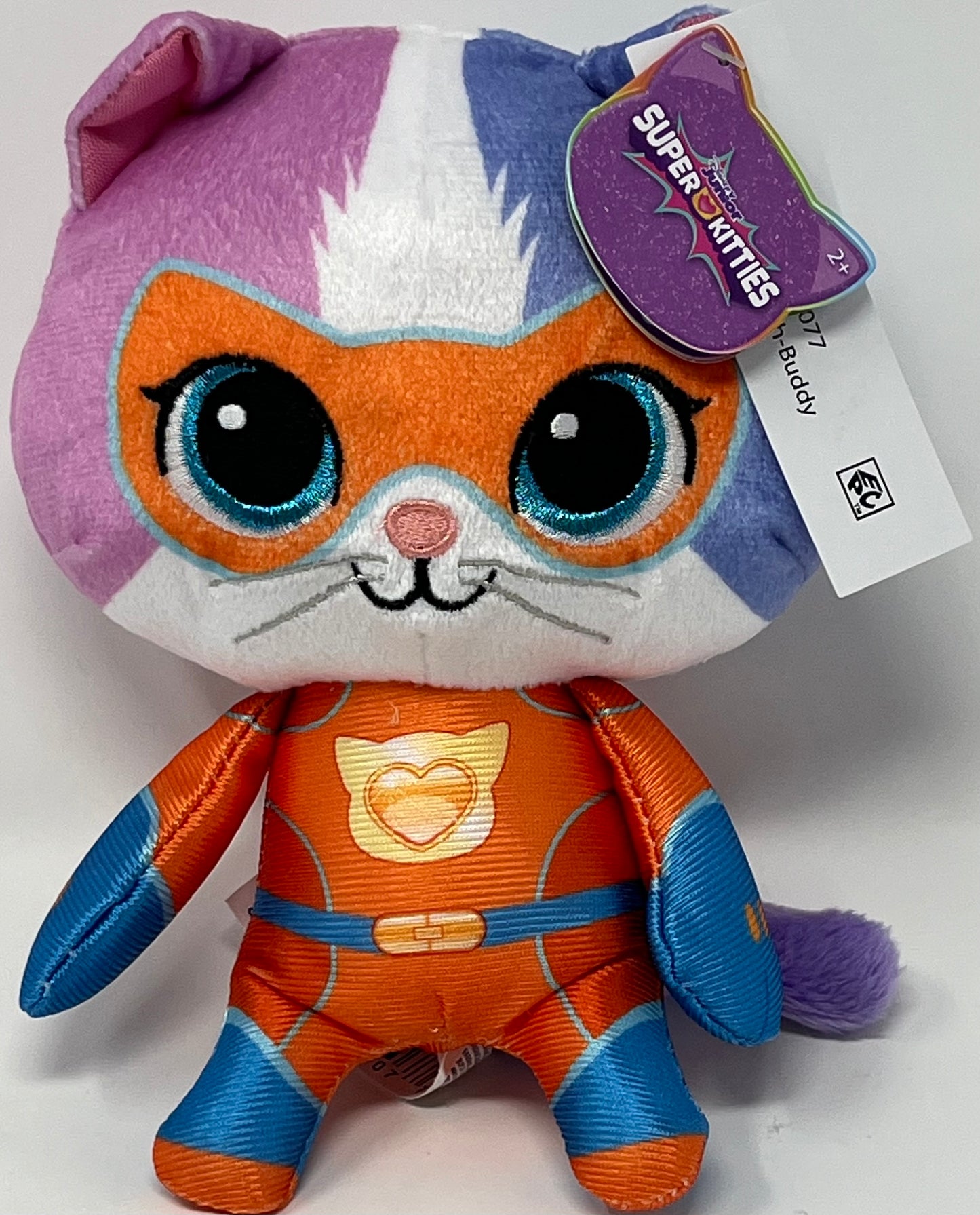 Disney Junior SuperKitties BUDDY Kitten 8" Plush Toy Stuffed Animal