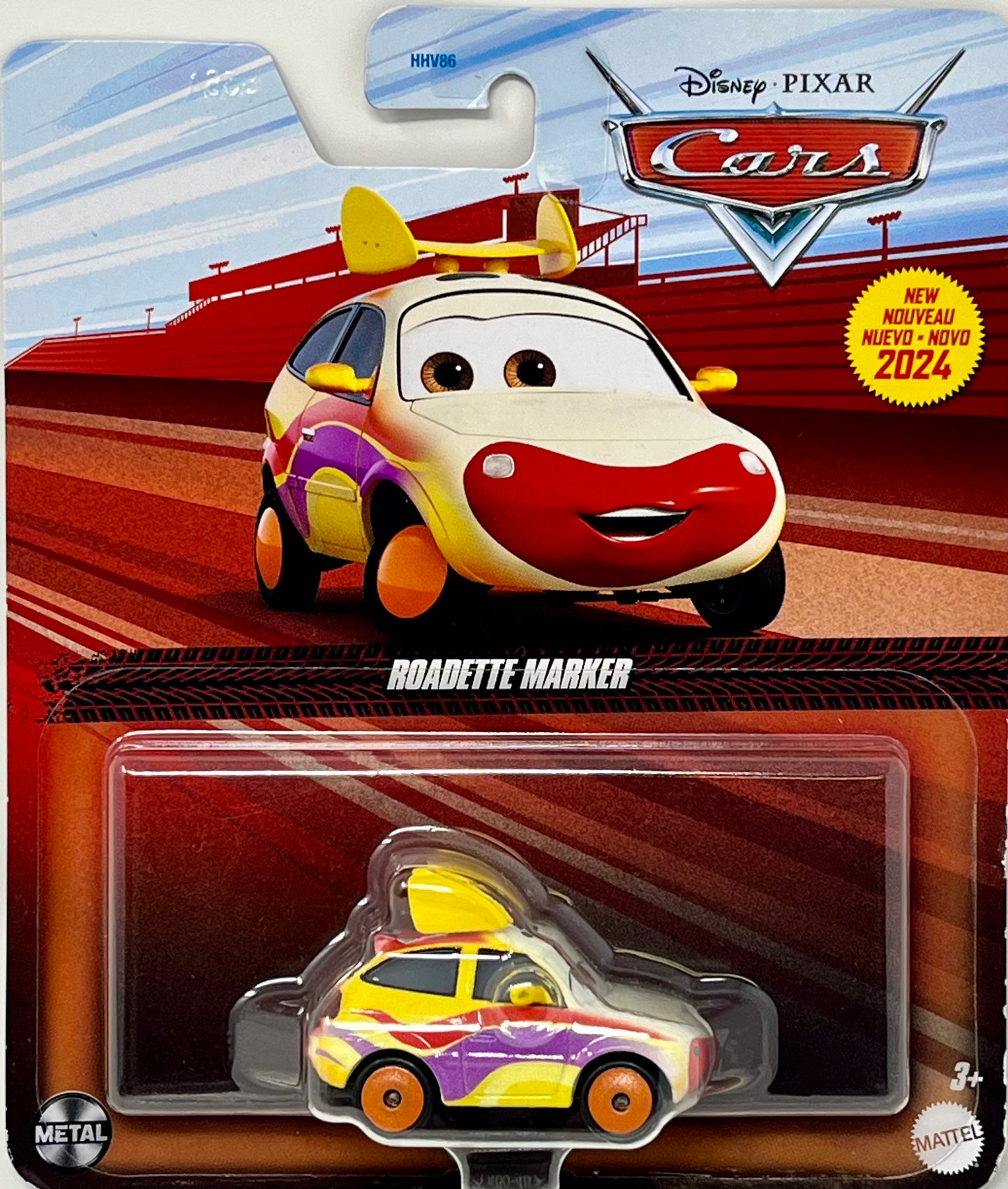 2024 Disney Pixar Cars Clown Car Roadette Marker Diecast