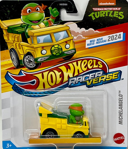 2024 Hot Wheels Racer Verse TMNT MICHAELANGELO Van