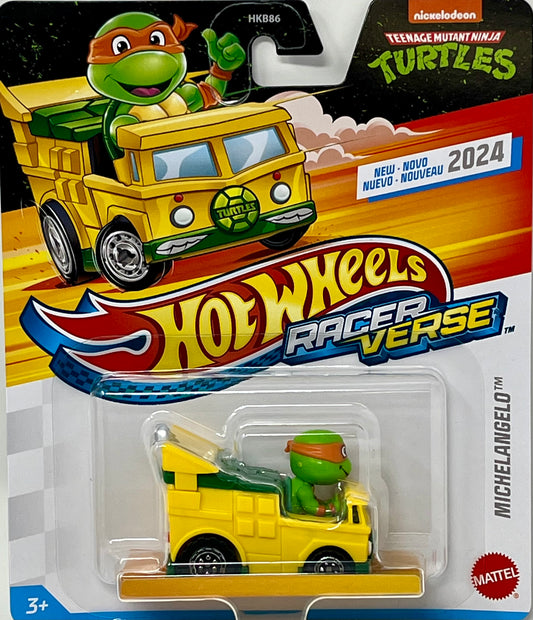 2024 Hot Wheels Racer Verse TMNT MICHAELANGELO Van