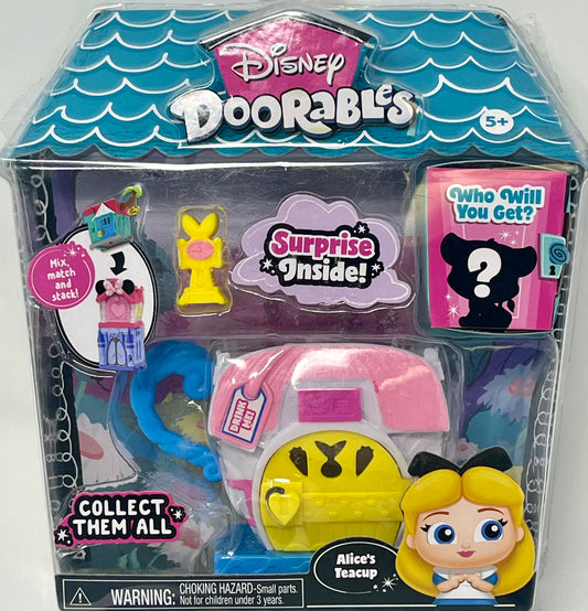 Disney Doorables Alice's Teacup Play Set Alice In Wonderland