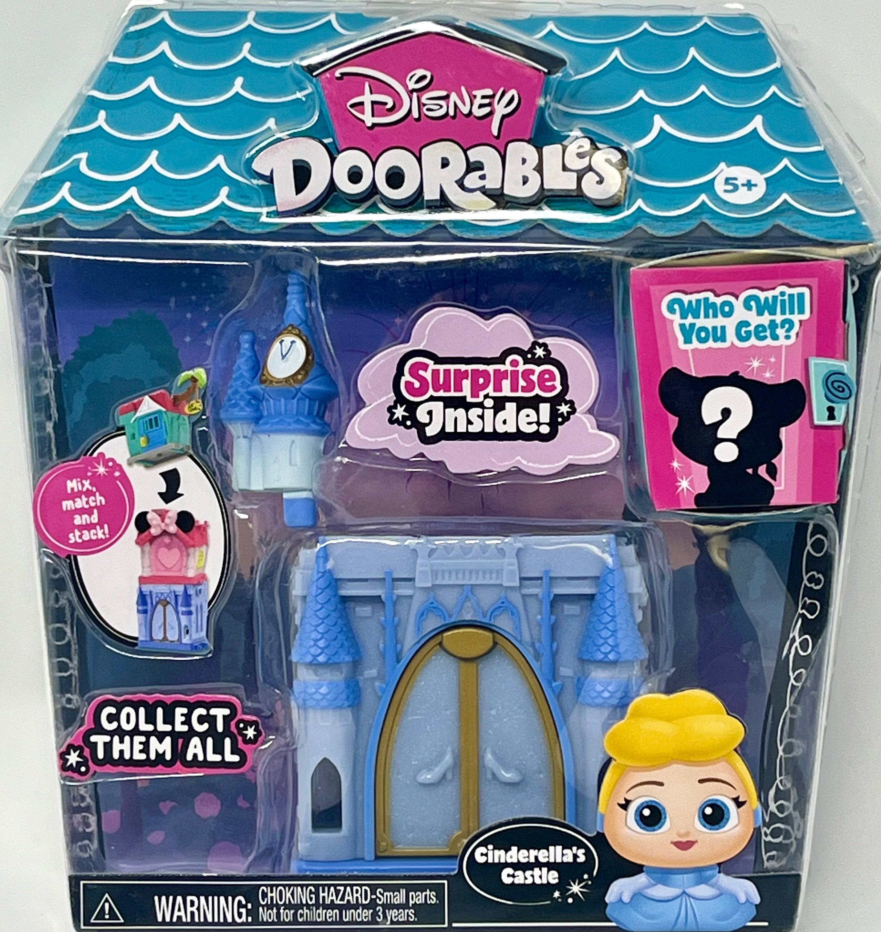 Doorables Ministack Disney Doorables CINDERELLA'S CASTLE Mix Match & Stack Playset – Toy ...