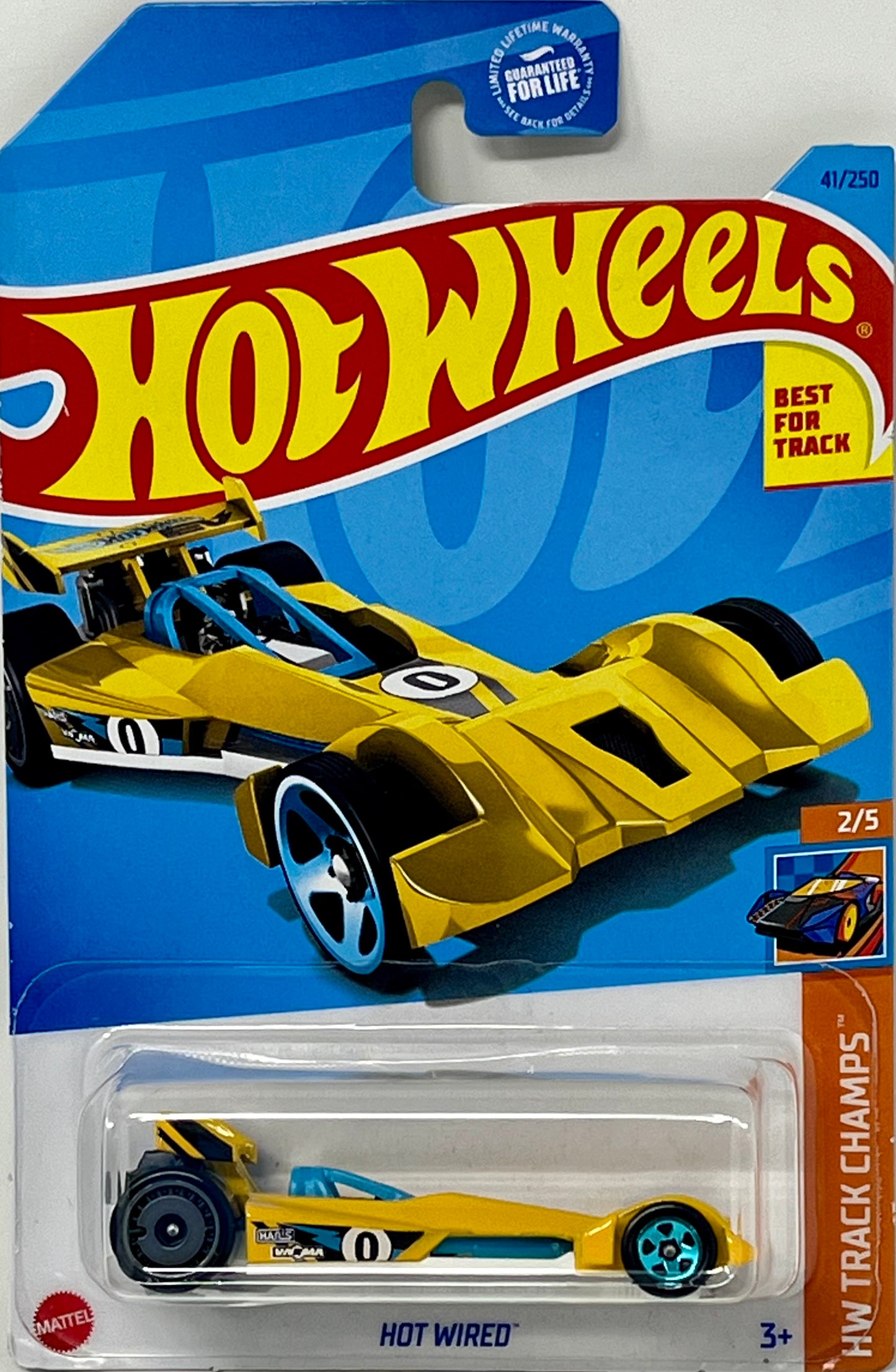 Hot Wheels Hot Wired Yellow HW Track Champs “Best For Track”