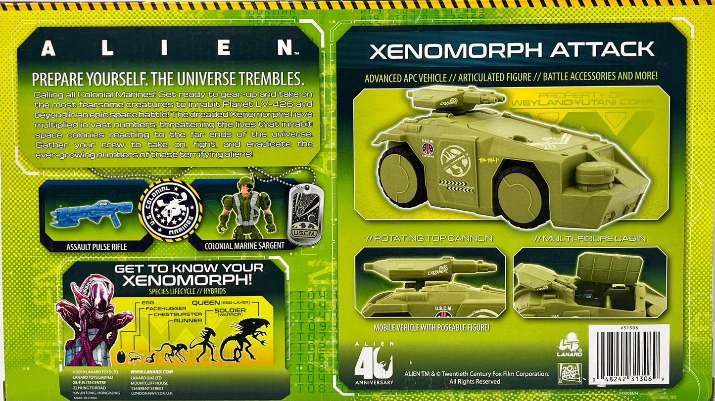 Alien Collection Xenomorph Attack - Space Colony Defense Alien Battle Set