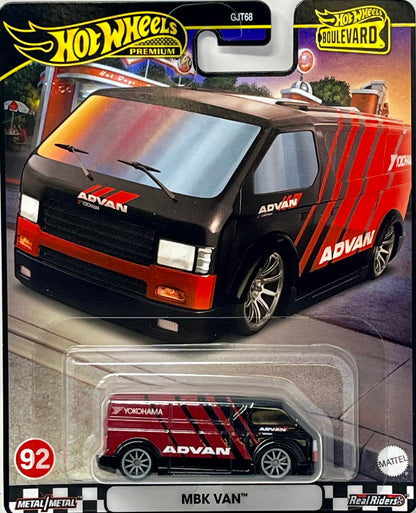 2024 Hot Wheels Boulevard Premium  #92 MBK VAN ADVAN 1/64 Real Riders