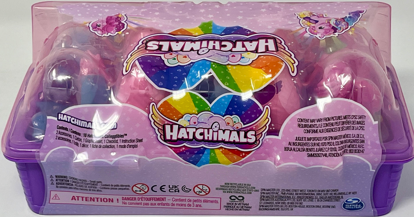 Hatchimals CollEGGtibles Unicorn Family Carton w/ Surprise Playset