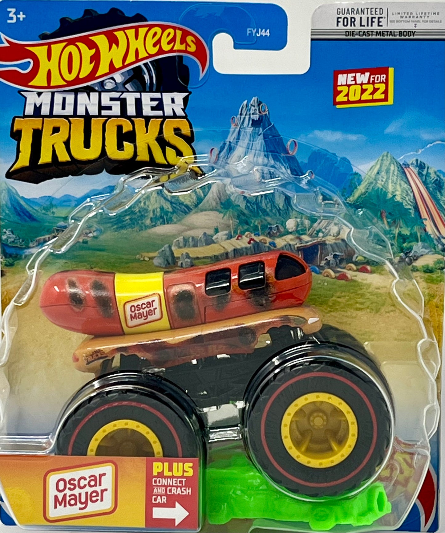 Hot Wheels Monster Trucks Treasure Hunt Oscar Mayer Grill Marks  1:64